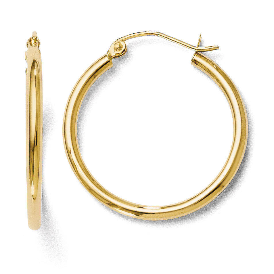 Leslie&#39;s Polished Hoop Earrings - 14k Gold HB-230, MPN: 230, 886774568942