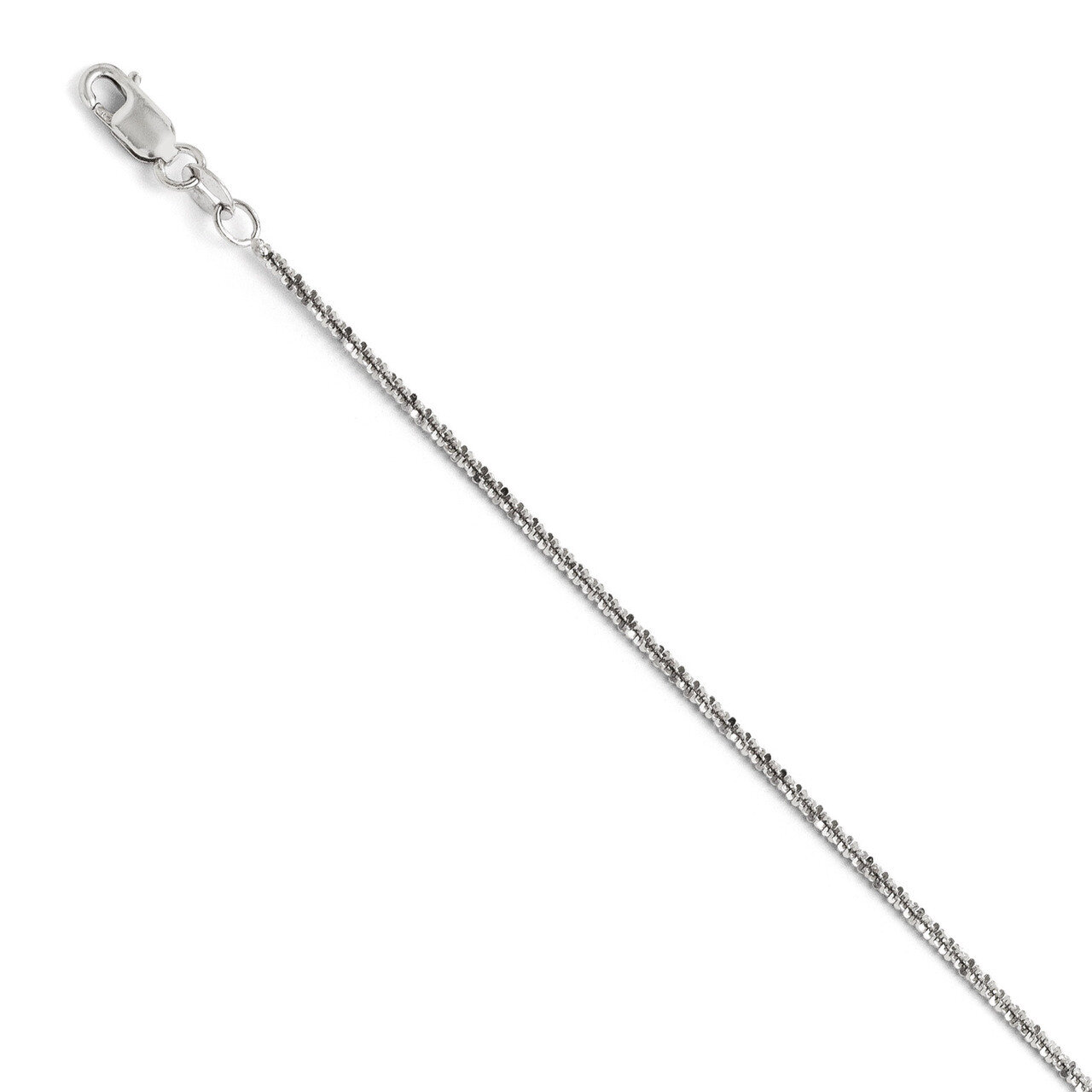 Leslie&#39;s Cyclone Chain 18 Inch - 14k White Gold HB-4056-18, MPN: 4056-18, 886774643755