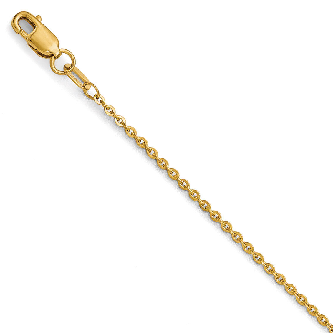 Leslie&#39;s Flat Cable Chain 24 Inch - 14k Gold HB-4073-24, MPN: 4073-24, 886774965246
