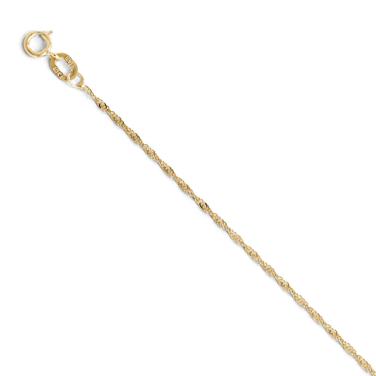 Leslie&#39;s Singapore Chain 20 Inch - 10k Gold HB-5056-20, MPN: 5056-20, 886774997322