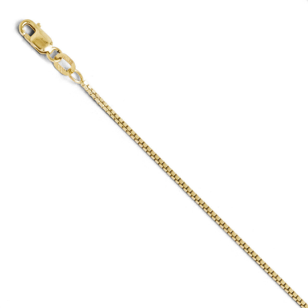 Leslie&#39;s Box Chain 24 Inch - 10k Gold HB-5123-24, MPN: 5123-24, 886774543703