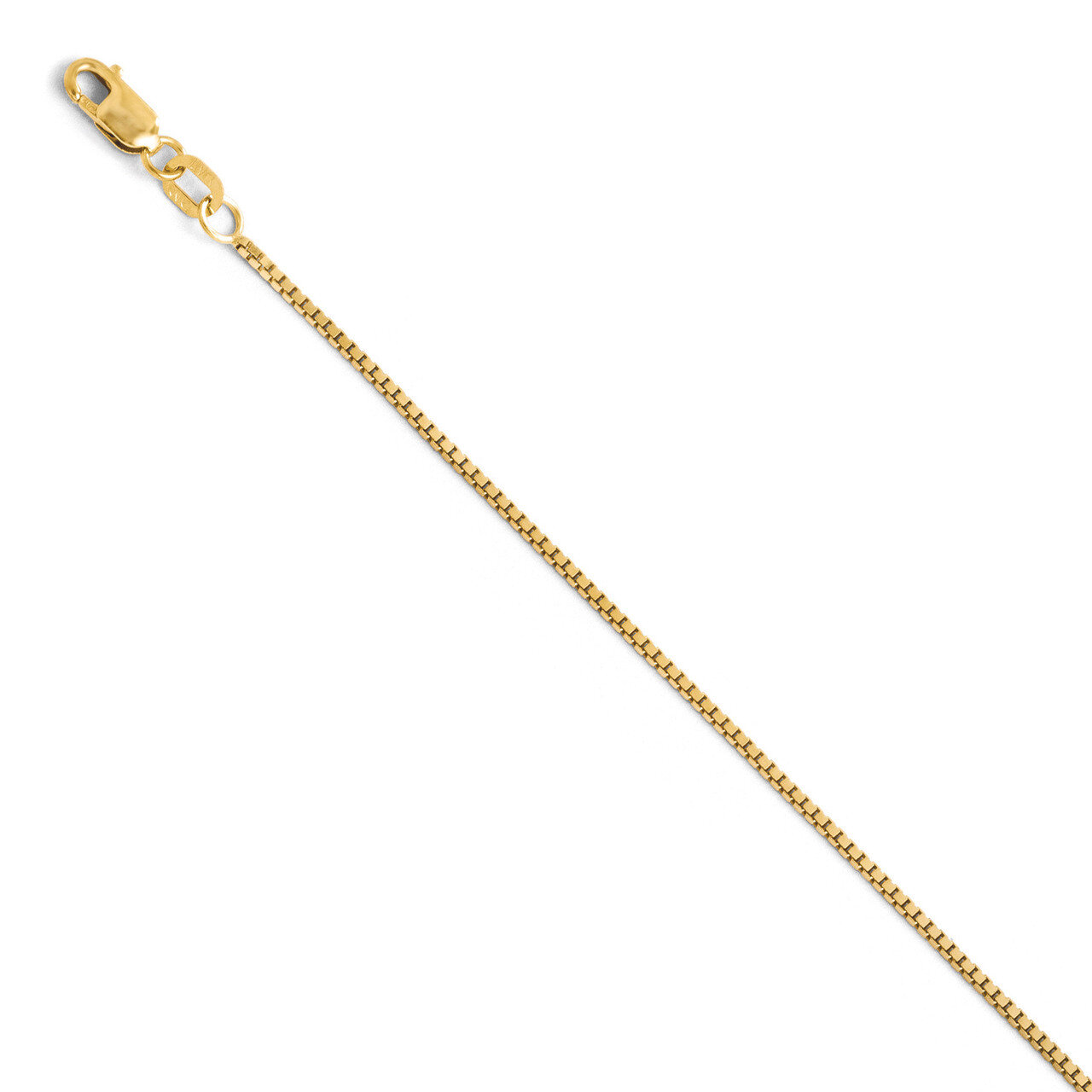 Leslie&#39;s Polished Box with Lobster Chain 20 Inch - 14k Gold HB-516-20, MPN: 516-20, 886774543161