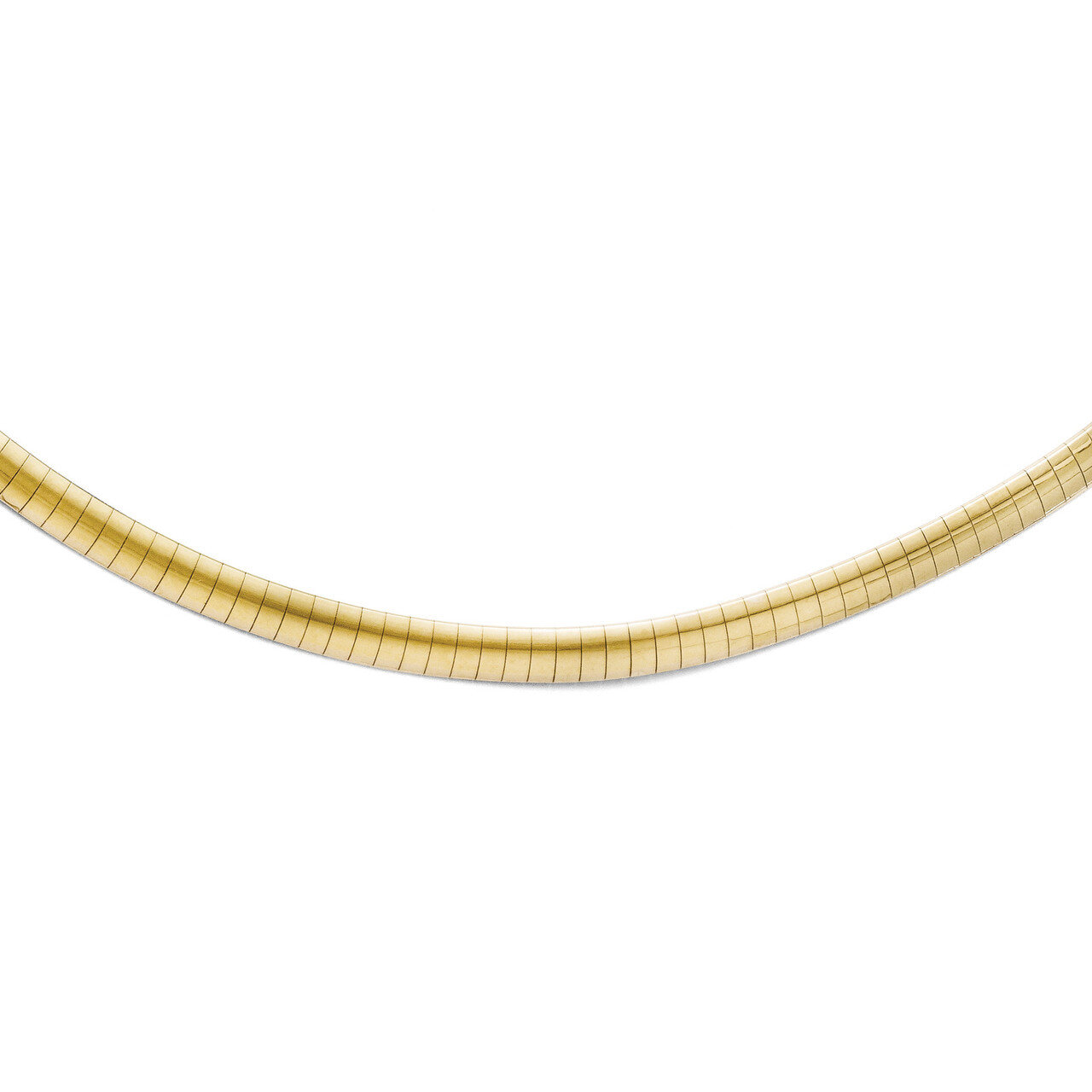 Supreme Reversible Omega Chain 18 Inch - 10k Gold Two-Tone HB-5674-18