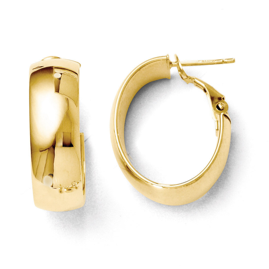 Leslie&#39;s Polished Hoop Earrings - 14k Gold HB-66F, MPN: 66F, 886774269016