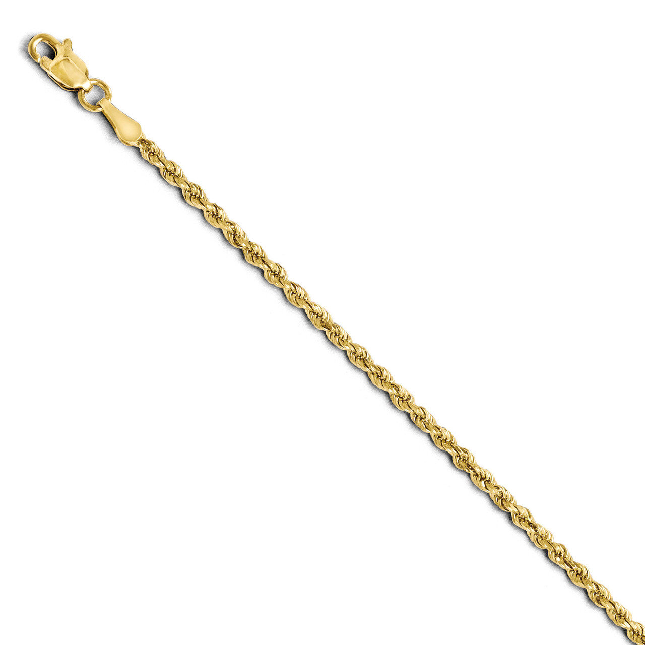 Leslie&#39;s 2.00mm Diamond Cut Rope Chain 18 Inch - 14k Gold HB-7002-18, MPN: 7002-18, 886774545332