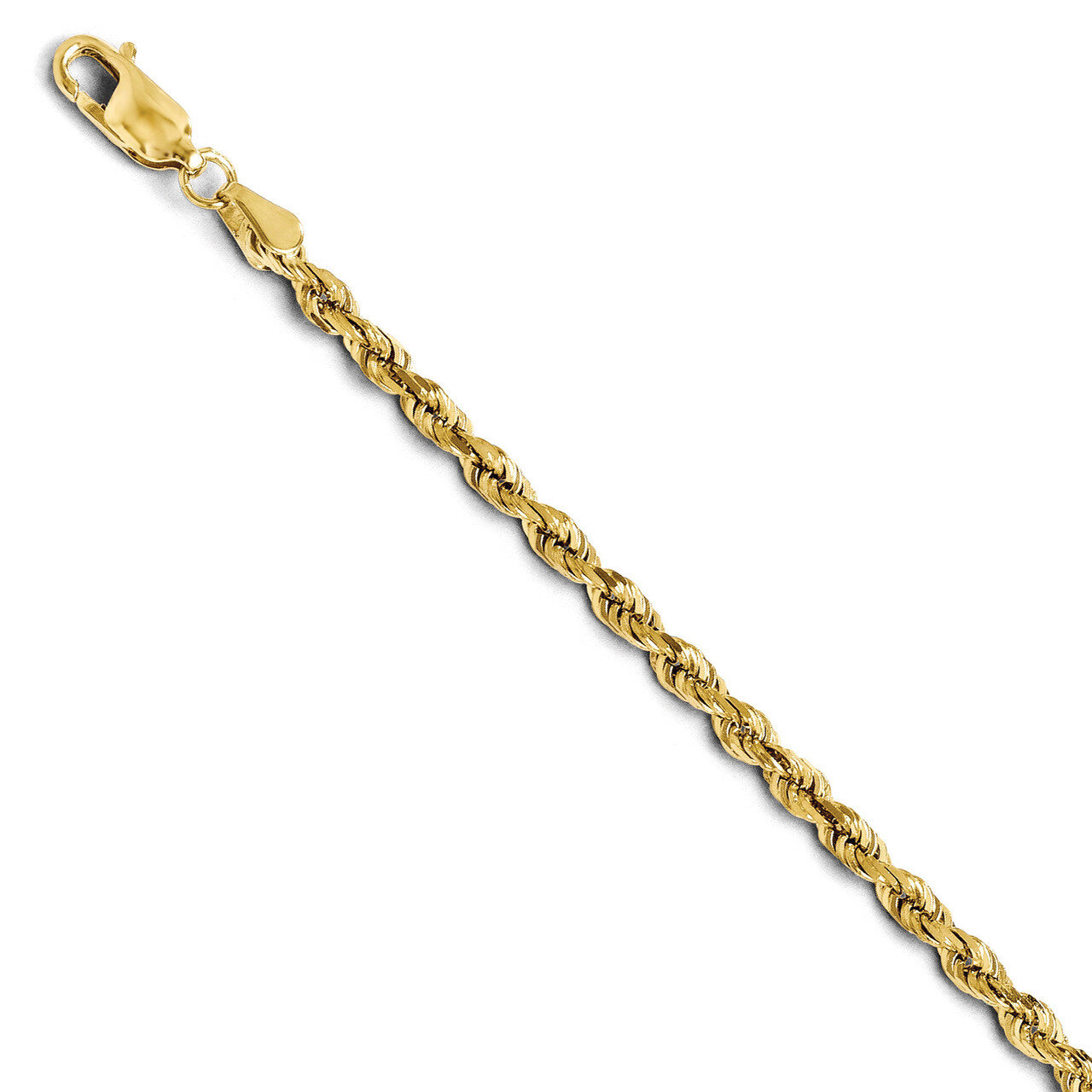 Leslie&#39;s 3.00mm Diamond Cut Rope Chain 8 Inch - 14k Gold HB-7005-8, MPN: 7005-8, 886774545530