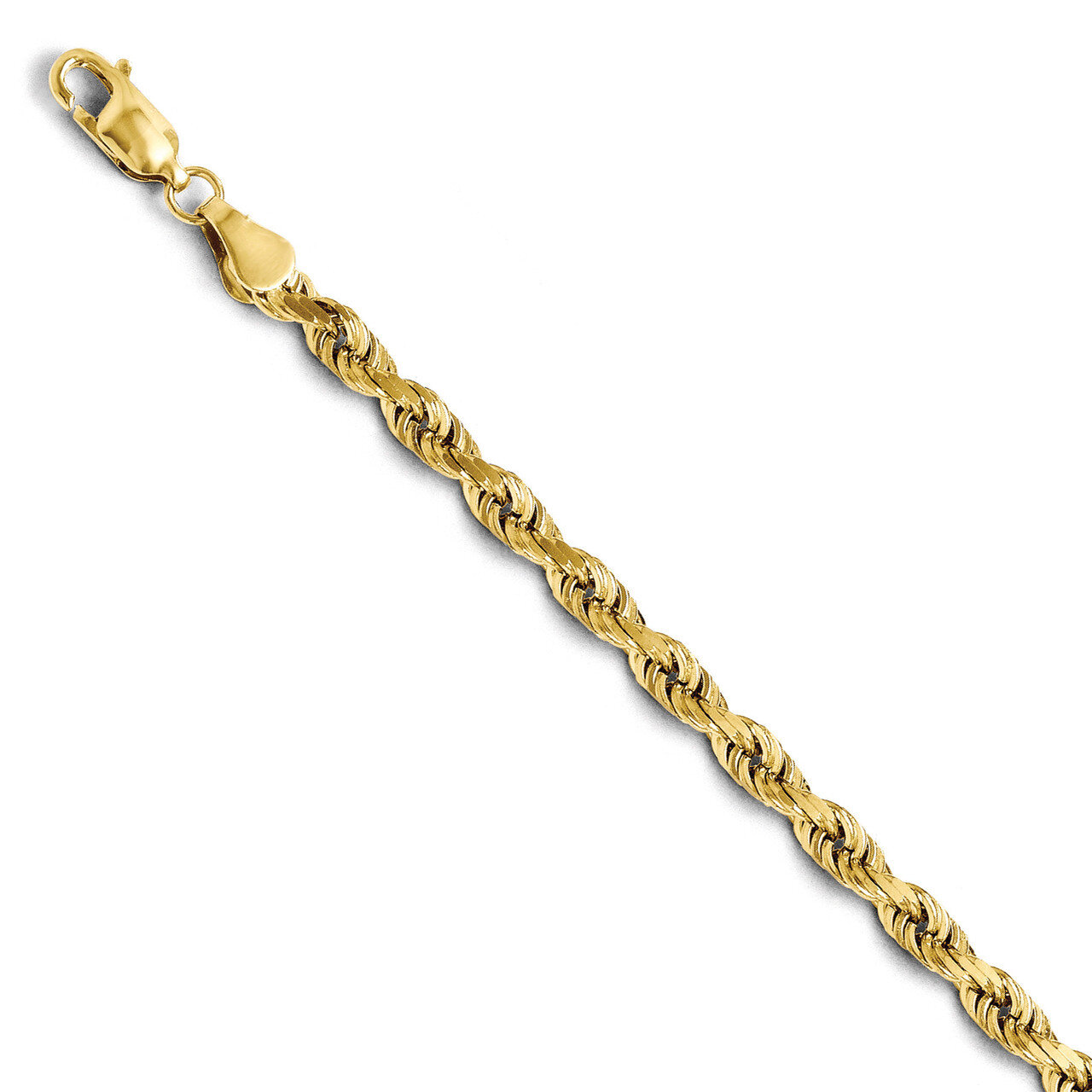Leslie&#39;s 4.00mm Diamond Cut Rope Chain 22 Inch - 14k Gold HB-7007-22, MPN: 7007-22, 886774545554