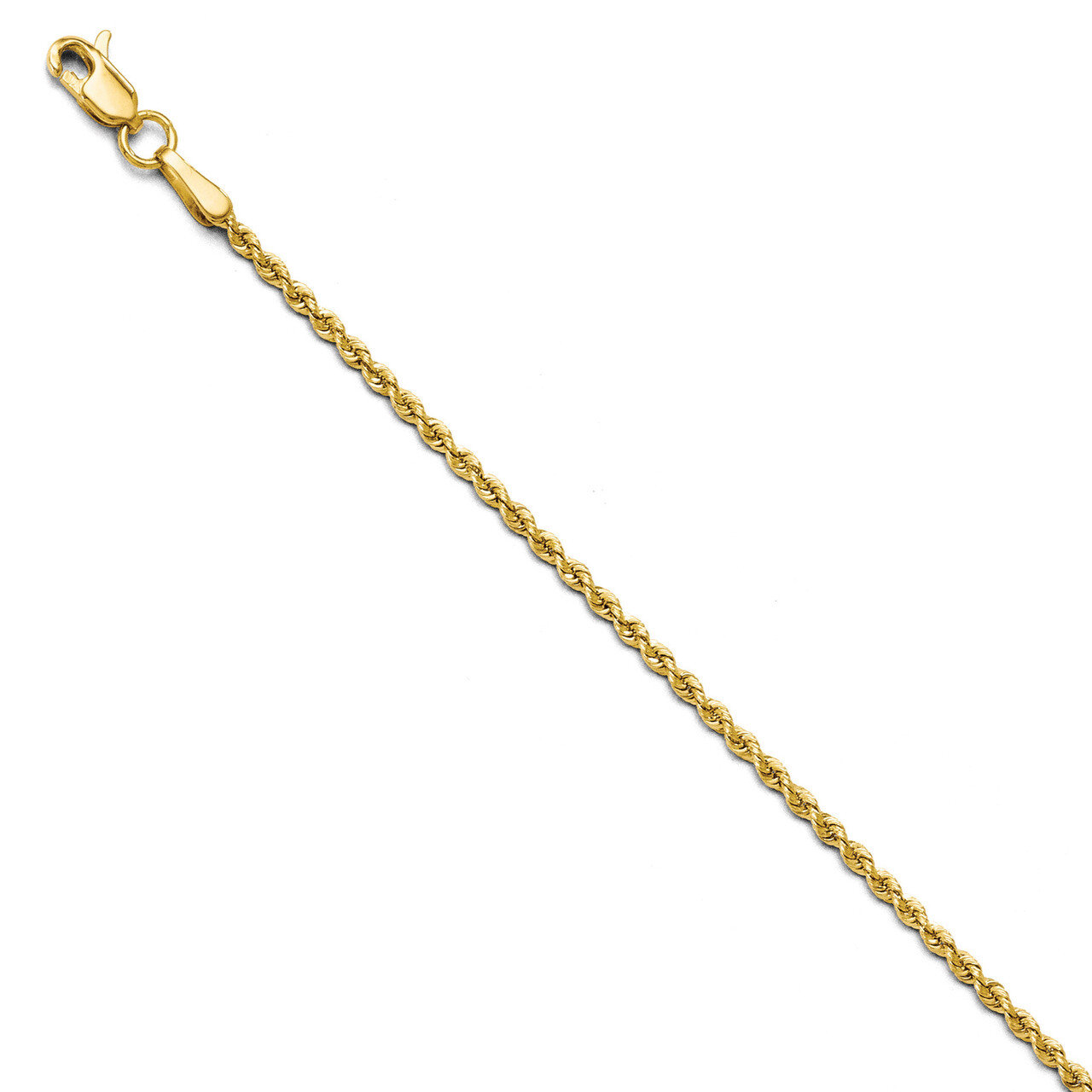 Leslie&#39;s 1.75mm Solid Rope Chain 10 Inch - 14k Gold HB-7052-10, MPN: 7052-10, 886774545967