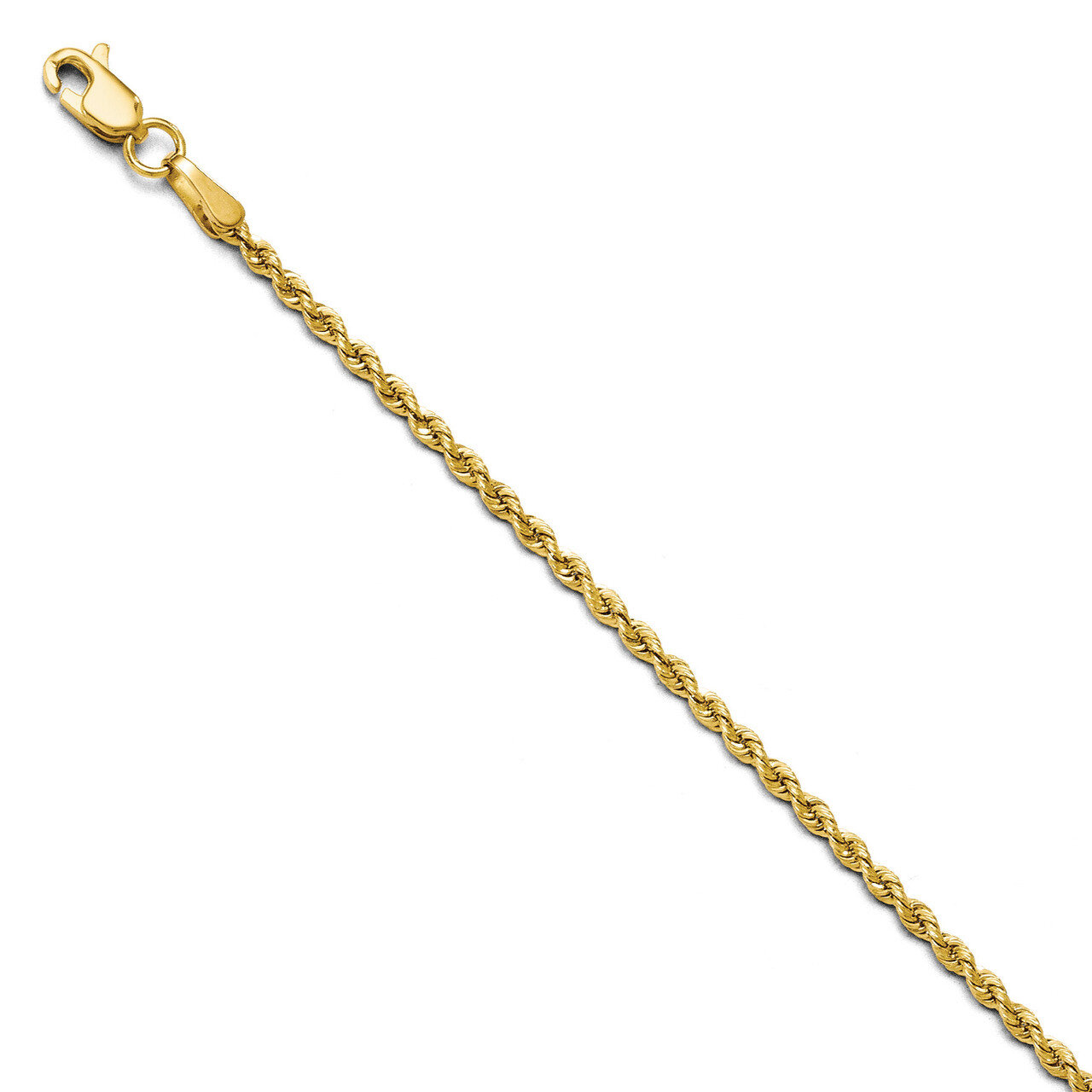 Leslie&#39;s 2.0mm Solid Rope Chain 18 Inch - 14k Gold HB-7053-18, MPN: 7053-18, 886774546025