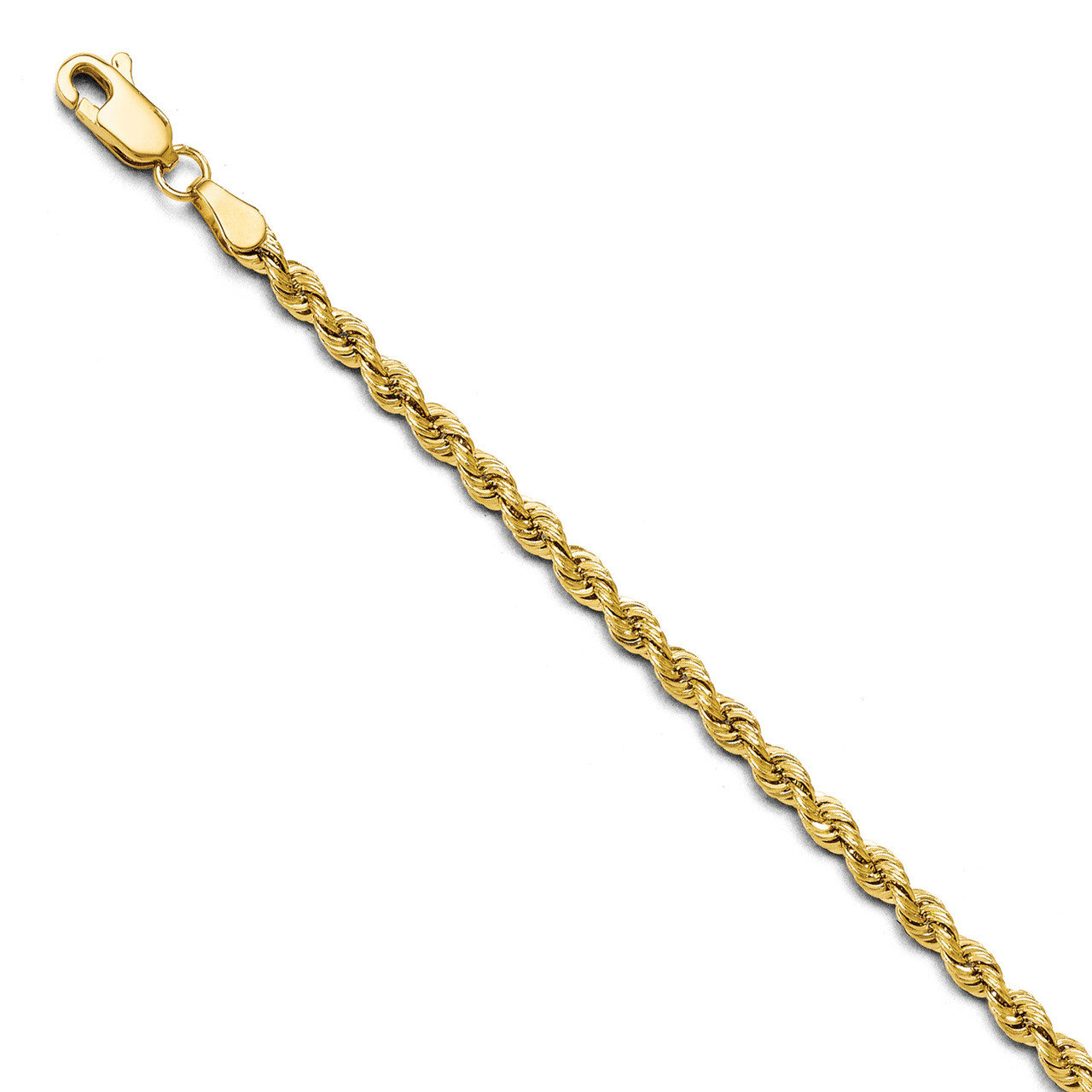 3.0mm Solid Rope Chain 24 Inch - 14k Gold HB-7055-24