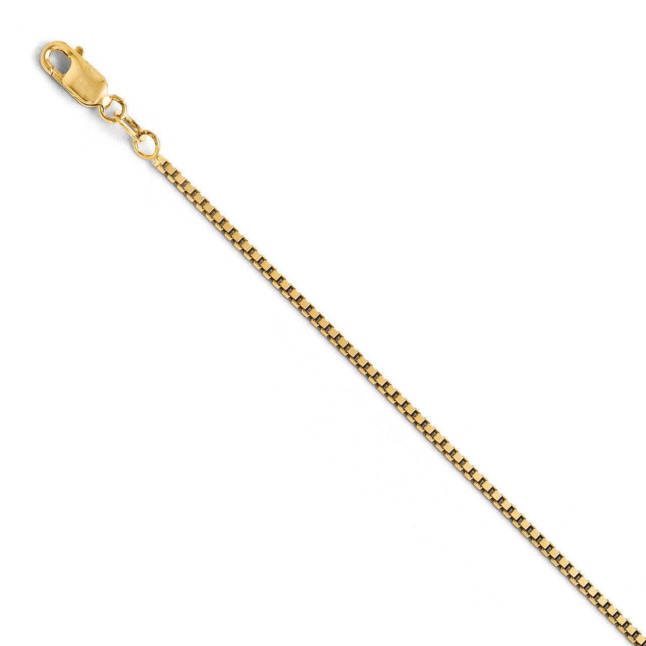 Leslie&#39;s Medium Box Chain 30 Inch - 14k Gold HB-716-30, MPN: 716-30, 886774543277