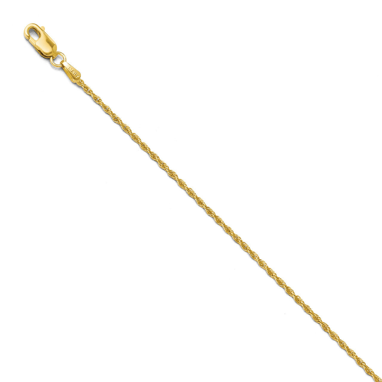 Pendant Rope Chain 16 Inch - 14k Gold HB-727-16