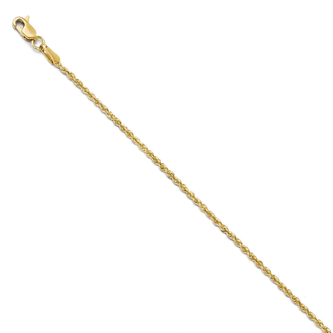 Leslie&#39;s 1.75mm Diamond Cut Rope Chain 20 Inch - 10k Gold HB-8000-20, MPN: 8000-20, 886774546216