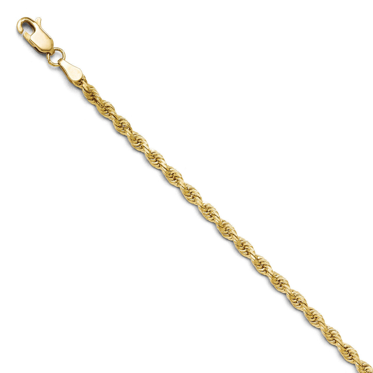 Leslie&#39;s 2.75mm Diamond Cut Rope Chain 18 Inch - 10k Gold HB-8004-18, MPN: 8004-18, 886774546490