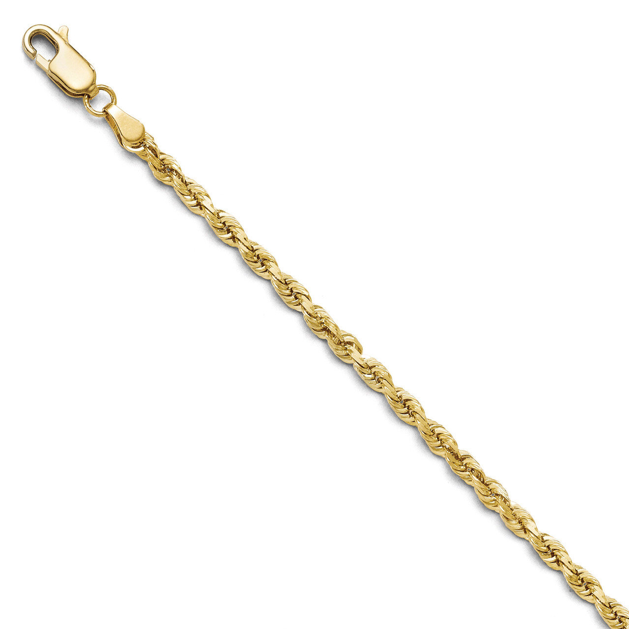 Leslie&#39;s 3.00mm Diamond Cut Rope Chain 20 Inch - 10k Gold HB-8005-20, MPN: 8005-20, 886774546575