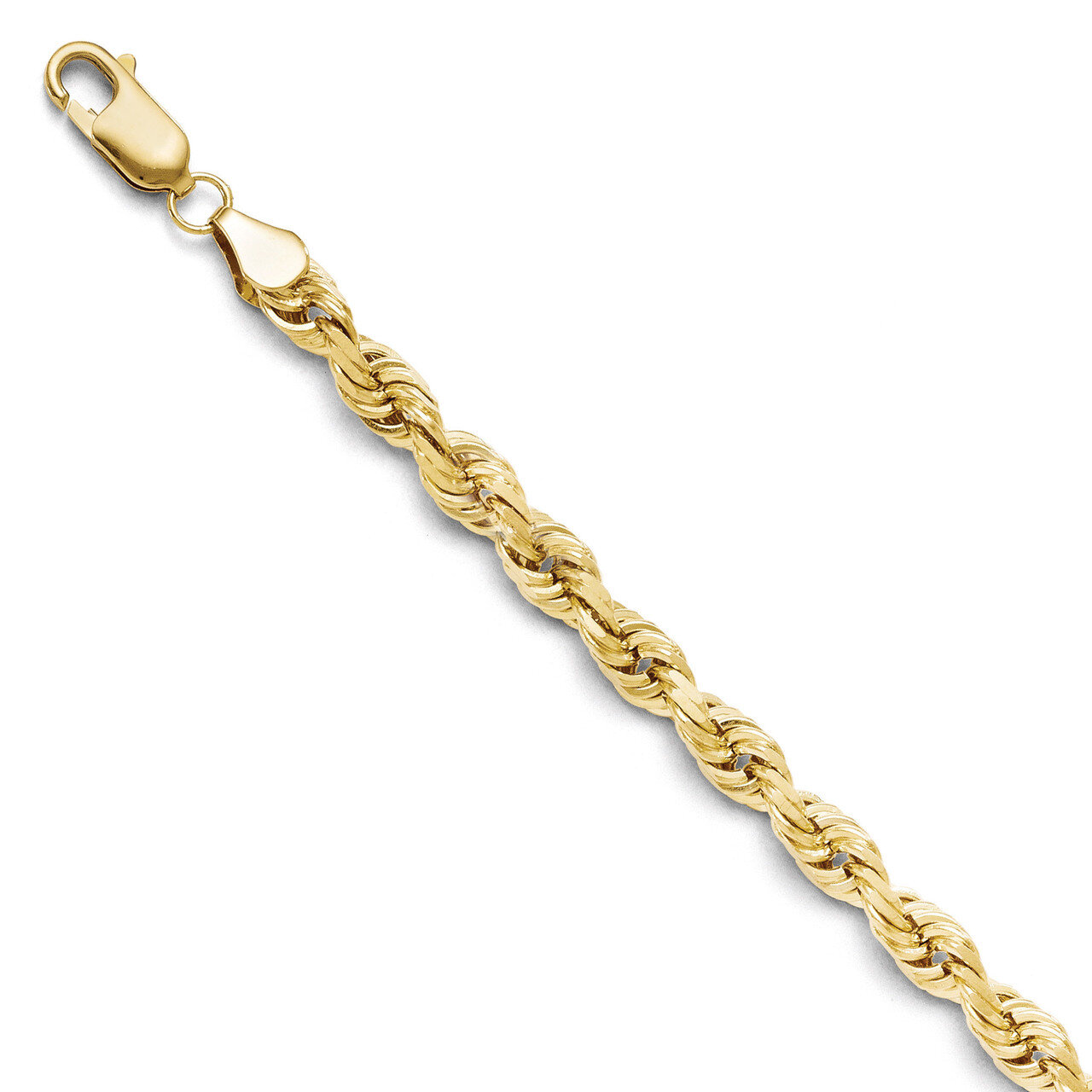 Leslie&#39;s 6.00mm Diamond Cut Rope Chain 8 Inch - 10k Gold HB-8008-8, MPN: 8008-8, 886774546650
