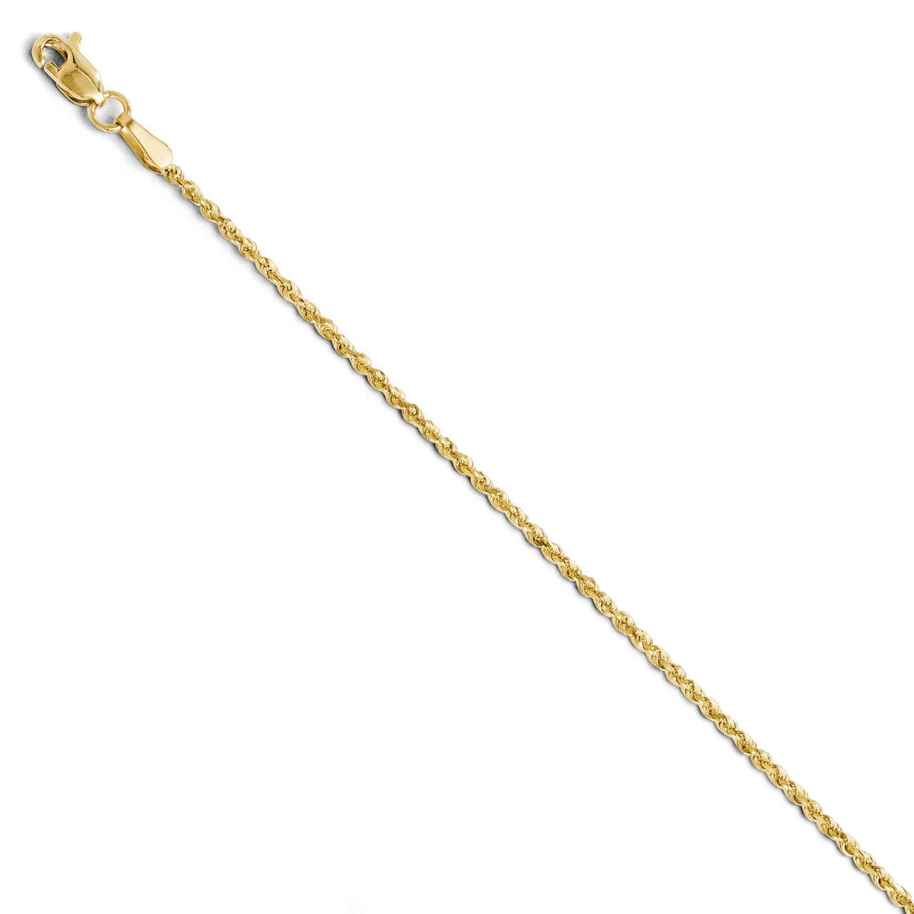 Leslie&#39;s 1.8mm Diamond Cut Lightweight Rope Chain 20 Inch - 10k Gold HB-8050-20, MPN: 8050-20, 8867…