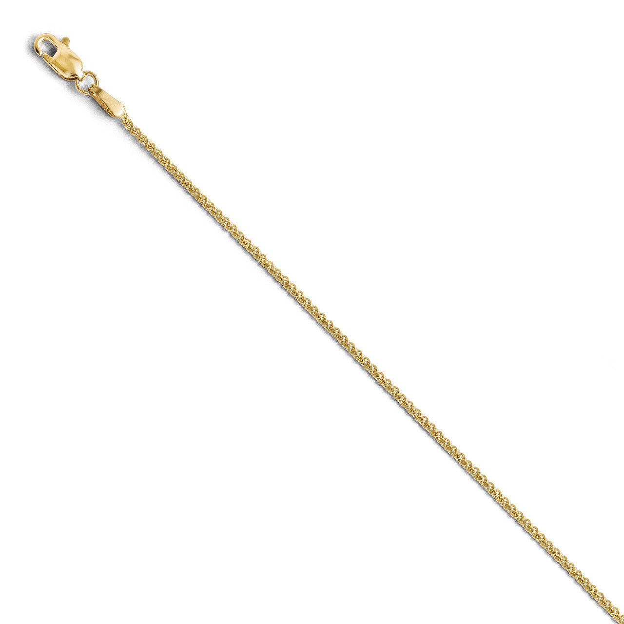 1.2mm Wheat Chain 16 Inch - 10k Gold HB-8203-16