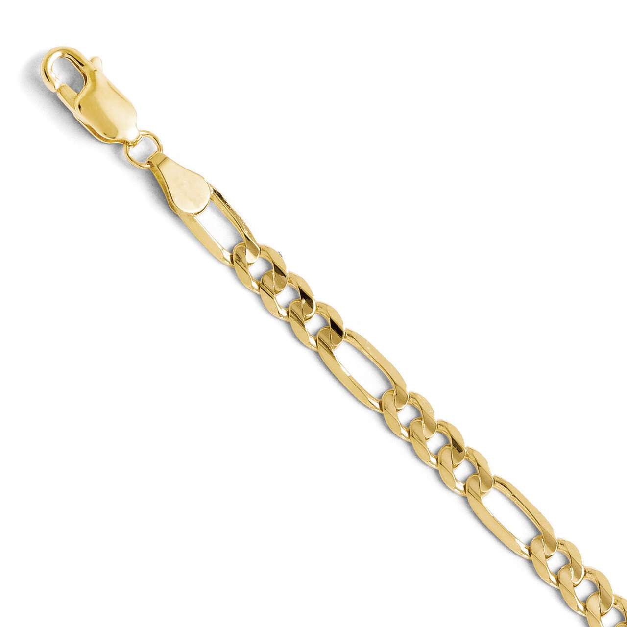 Leslie&#39;s 4.5mm Light Figaro Chain 8 Inch - 10k Gold HB-8209-8, MPN: 8209-8, 886774542744
