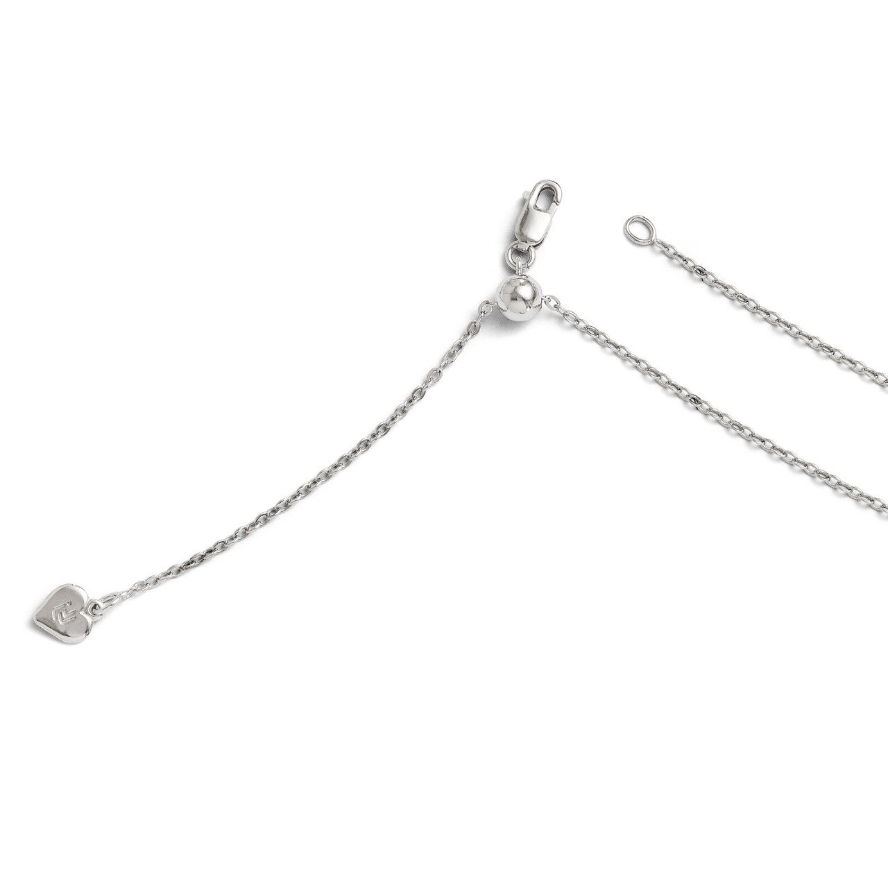 Adjustable Cable Chain 30 Inch - Sterling Silver HB-FC13-30