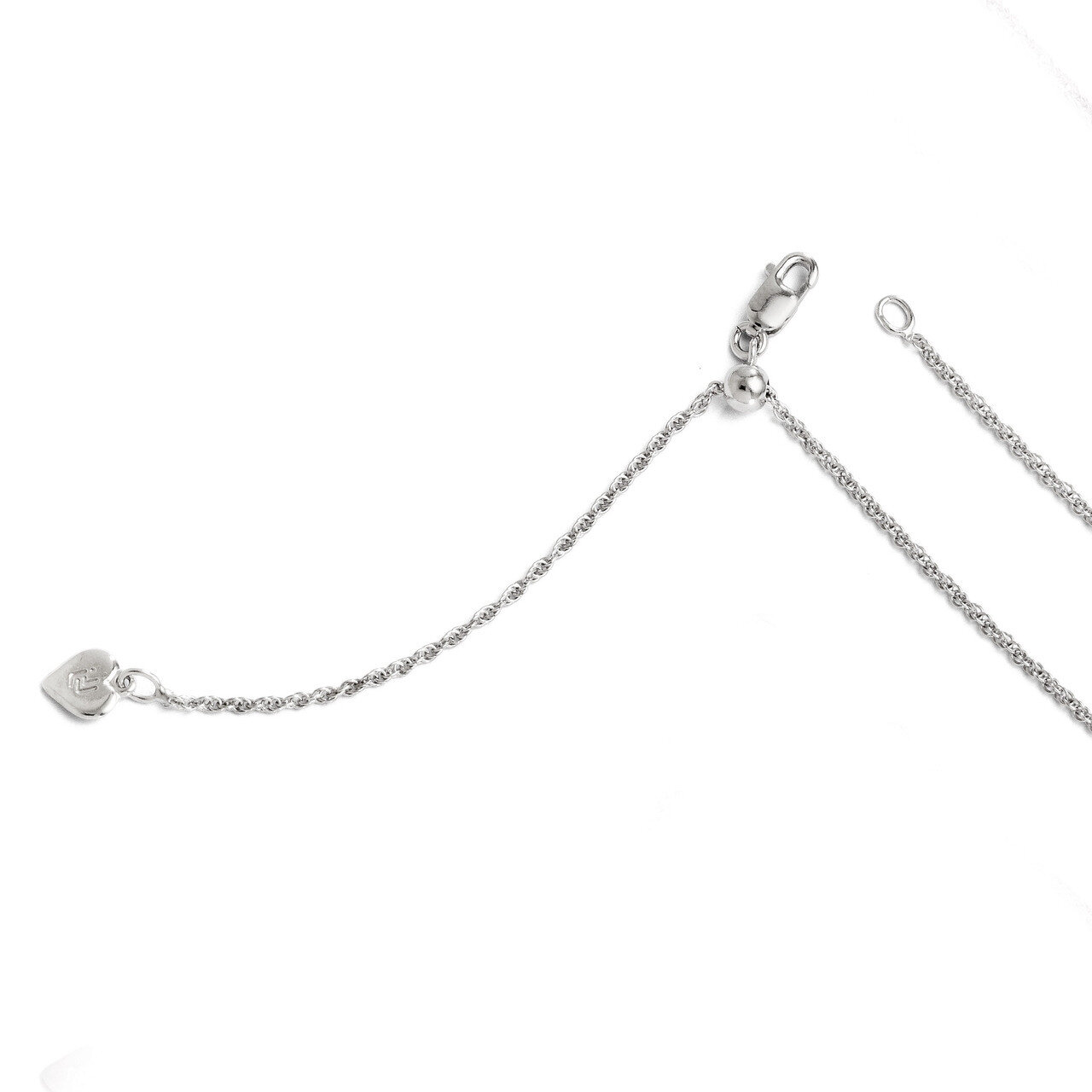 Leslie&#39;s Adjustable Loose Rope Chain 22 Inch - Sterling Silver HB-FC24-22, MPN: FC24-22, 8867745417…