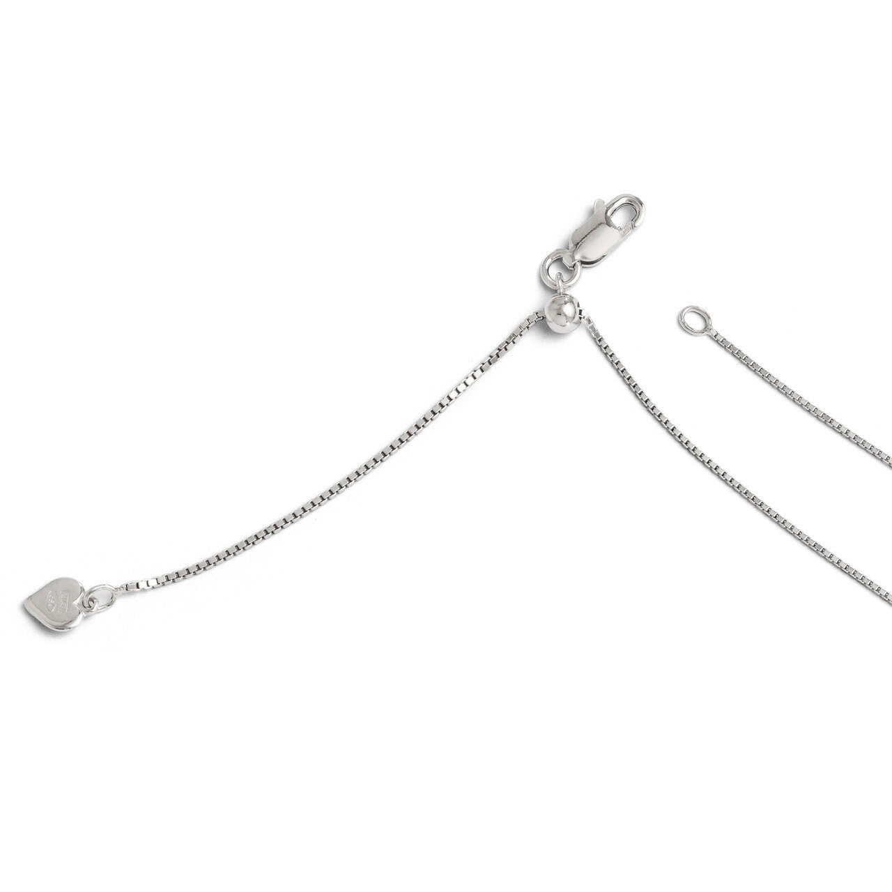 Leslie&#39;s Adjustable Box Chain 30 Inch - Sterling Silver HB-FC29-30, MPN: FC29-30, 886774541914