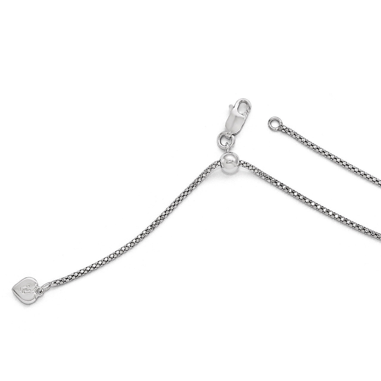 Leslie&#39;s Adjustable Fancy Mesh Chain 22 Inch - Sterling Silver HB-FC34-22, MPN: FC34-22, 8867745421…