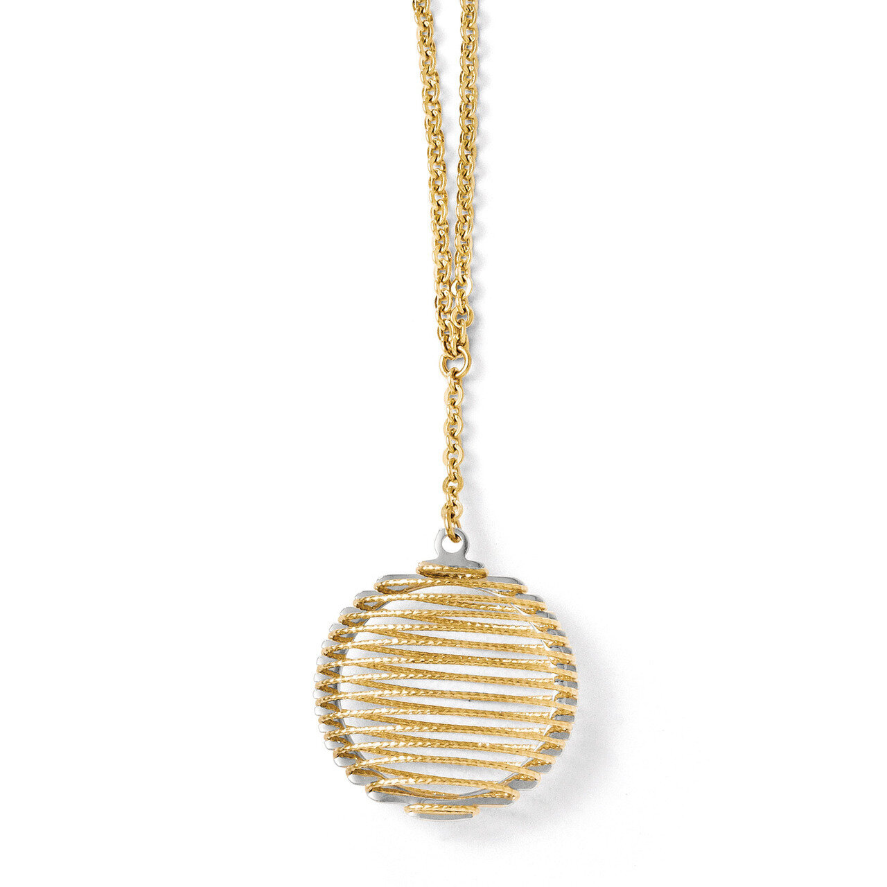 Leslie&#39;s Wire Wrapped Necklace - 14k Gold Two-tone HB-LF256-18, MPN: LF256-18, 886774570150