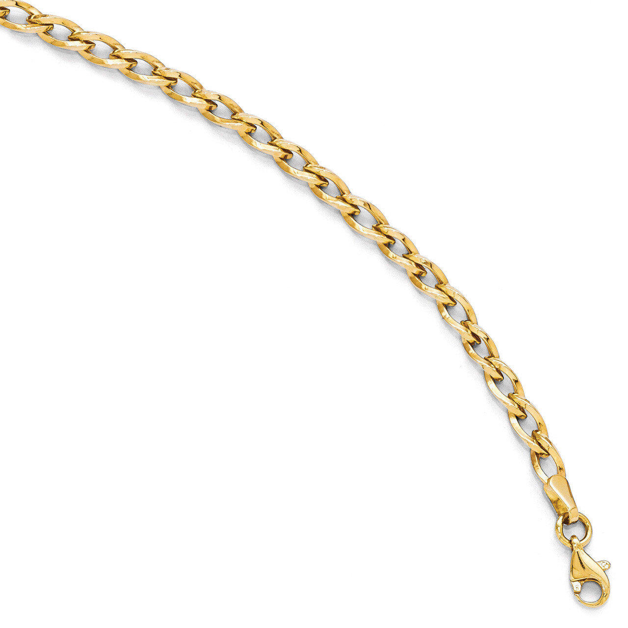 Leslie&#39;s Polished Link Bracelet 7.5 Inch - 14k Gold HB-LF287-7.5, MPN: LF287-7.5, 191101761980