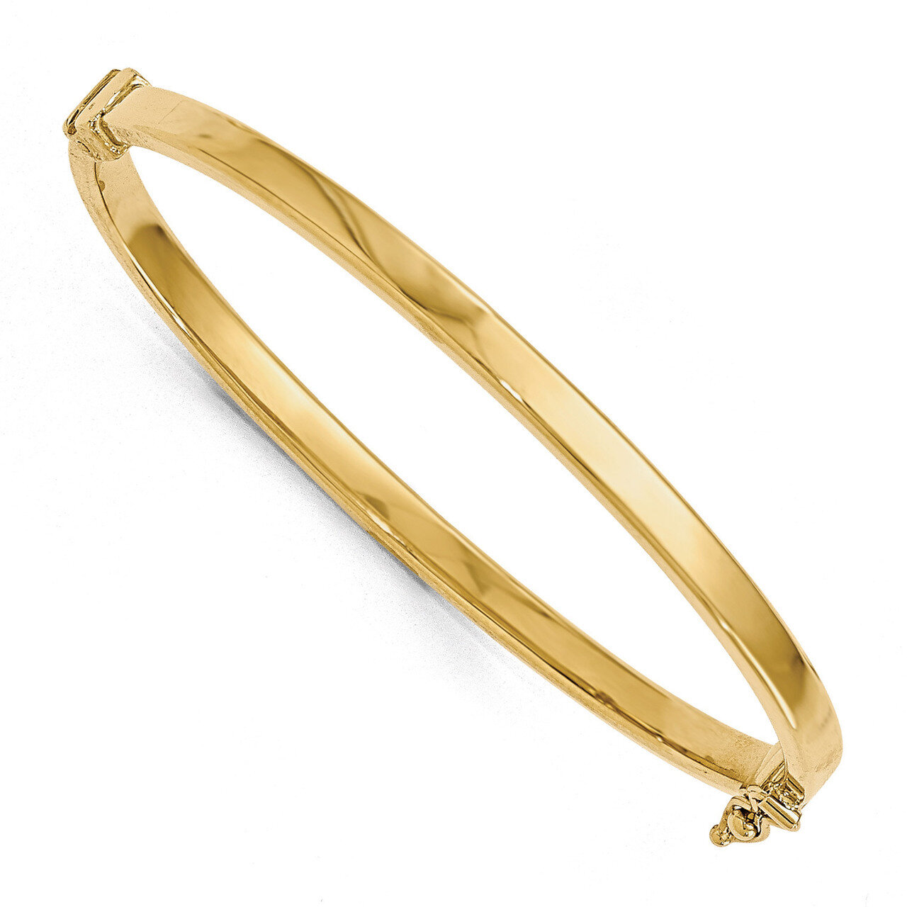 Leslie&#39;s Polished Hinged Bangle Bracelet - 14k Gold HB-LF407, MPN: LF407, 886774962825