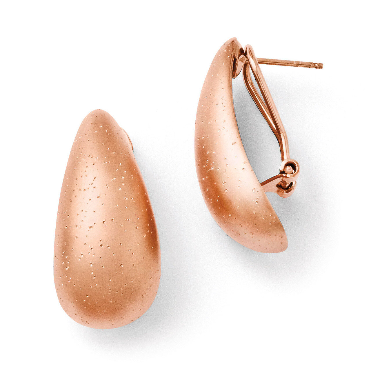 Radiant Essence Rose Gold-plated Earrings - Sterling Silver HB-QLE130