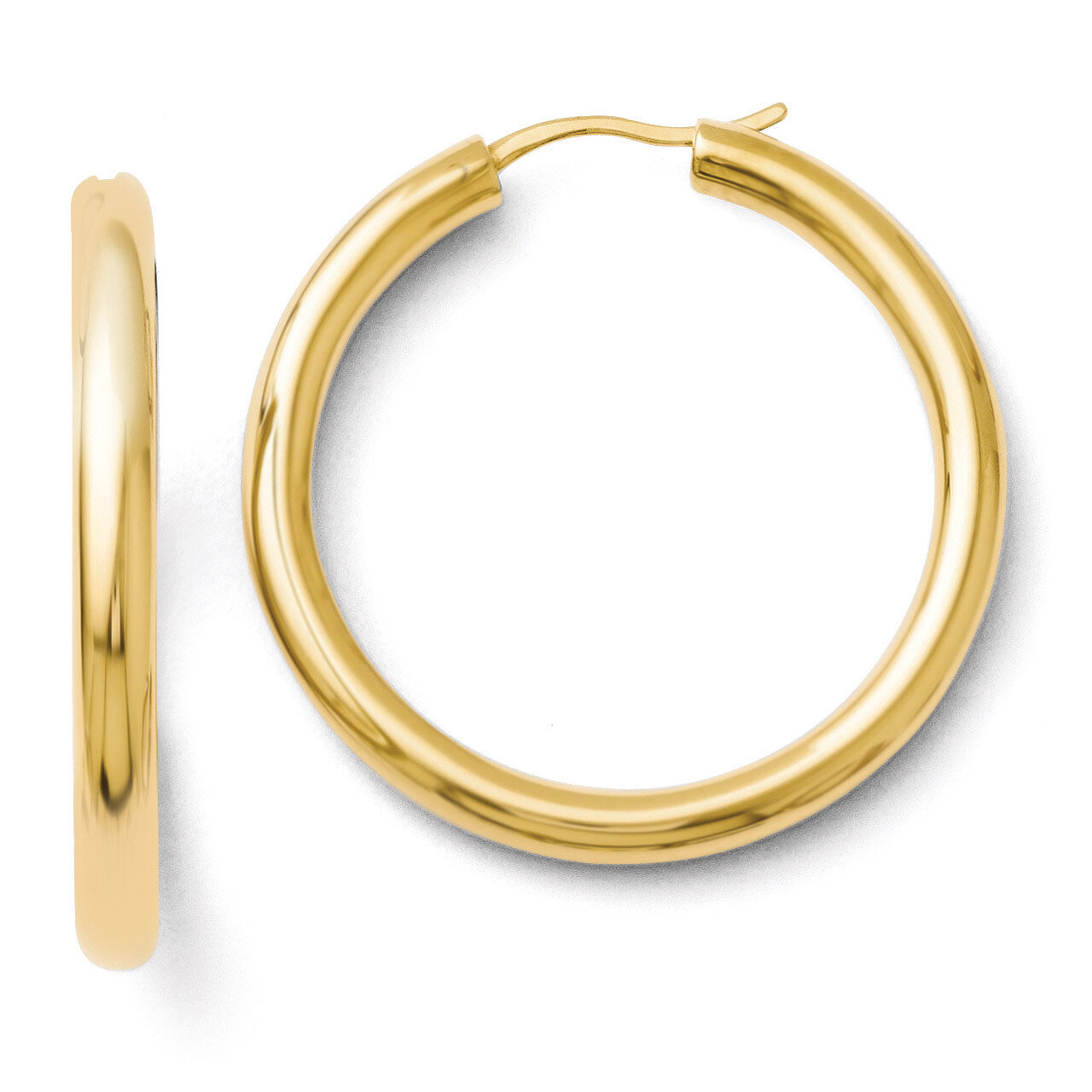 Leslie&#39;s Gold-plated 3.5mm Tube Earrings - Sterling Silver HB-QLE143, MPN: QLE143, 886774268200