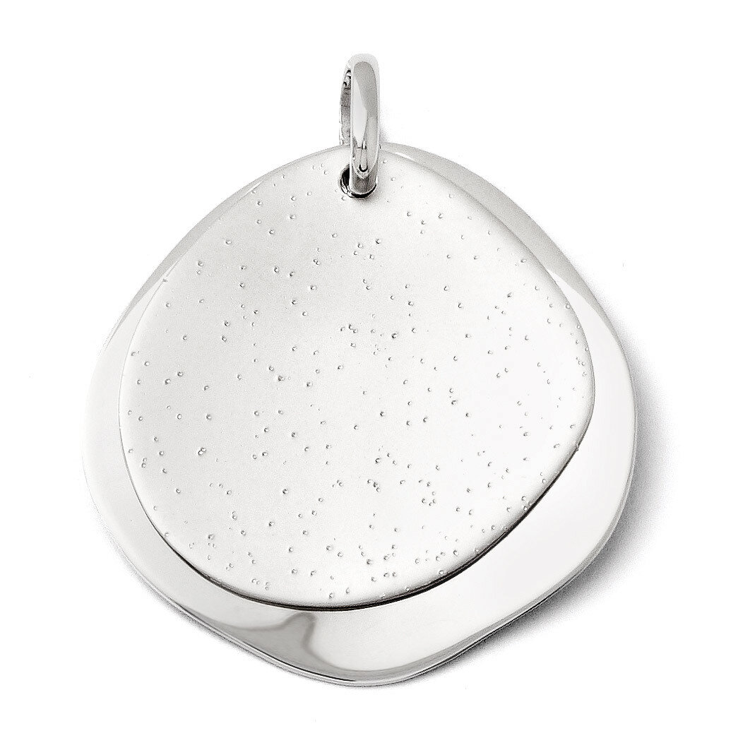 Leslie&#39;s Rhodium-plated Radiant Essence Pendant - Sterling Silver HB-QLF150, MPN: QLF150, 886774570…