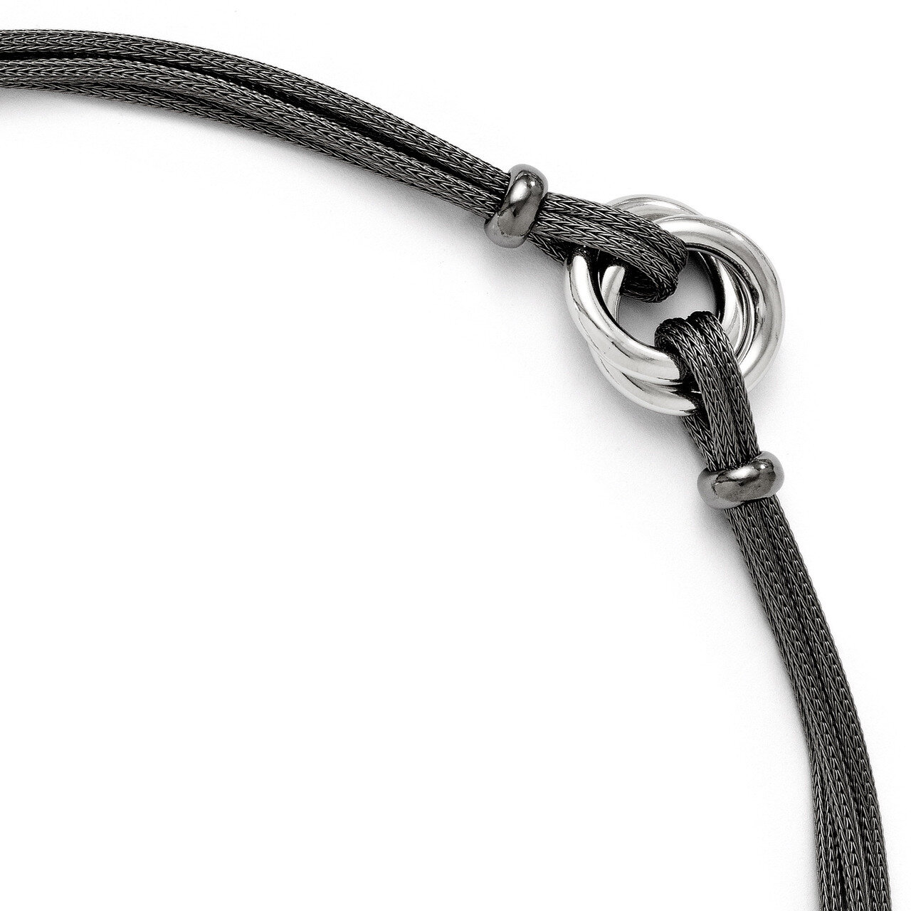 Leslie&#39;s Rhodium-plated Polished Mesh Bracelet 7 Inch - Sterling Silver HB-QLF202-7, MPN: QLF202-7,…