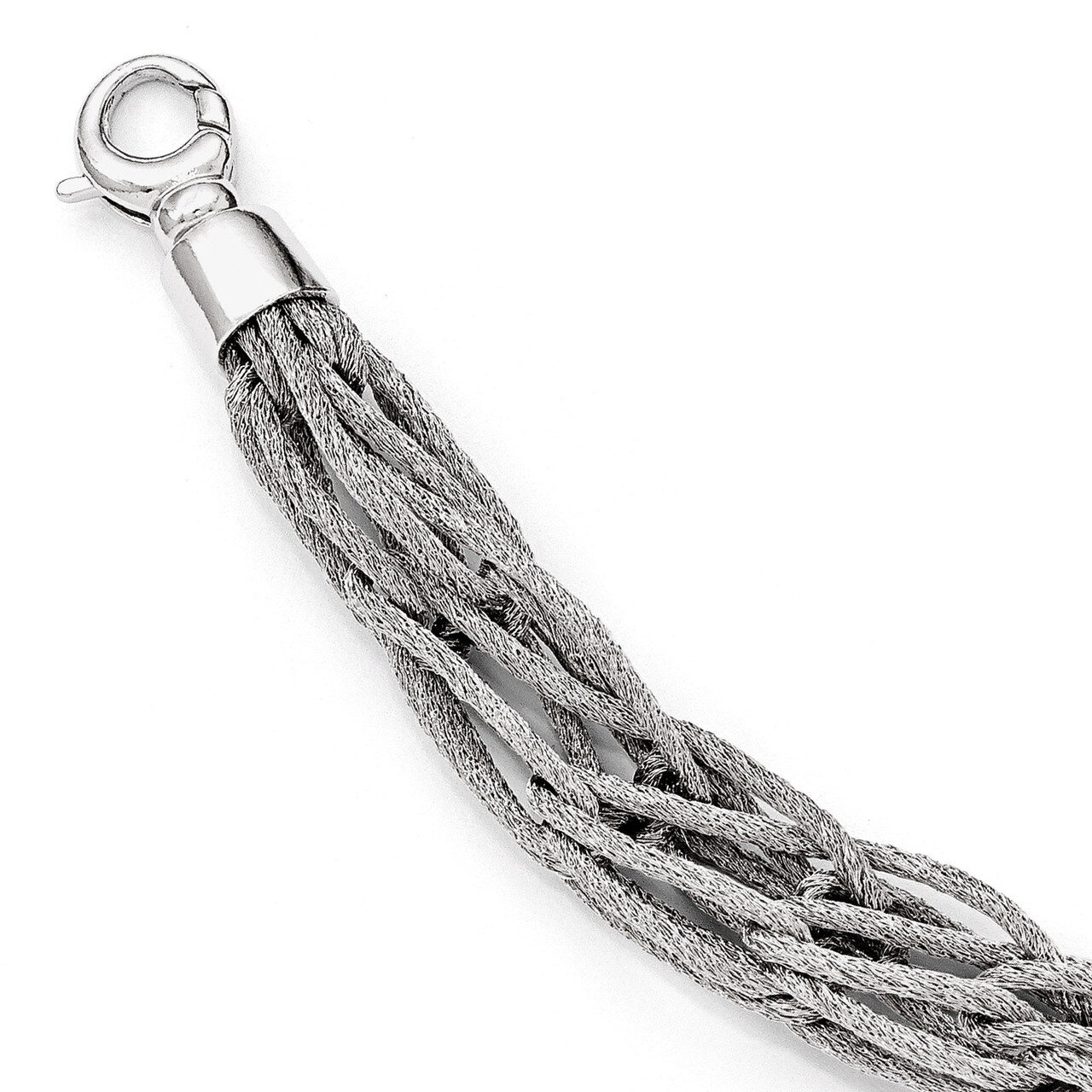 Leslie&#39;s Mesh Link Bracelet 8 Inch - Sterling Silver HB-QLF351-8, MPN: QLF351-8, 883957052243