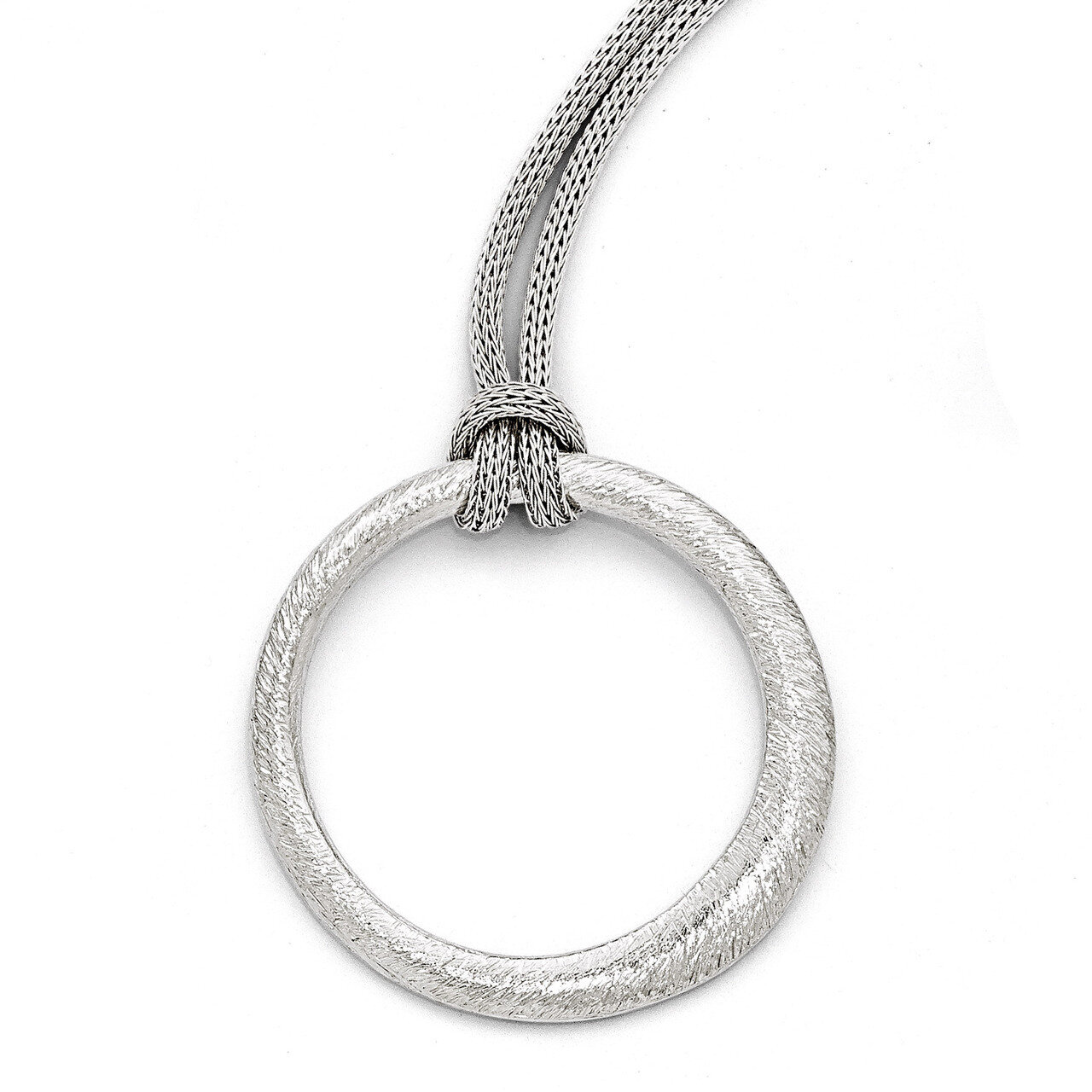 Leslie&#39;s Textured Necklace - Sterling Silver HB-QLF476-18, MPN: QLF476-18, 886774640679