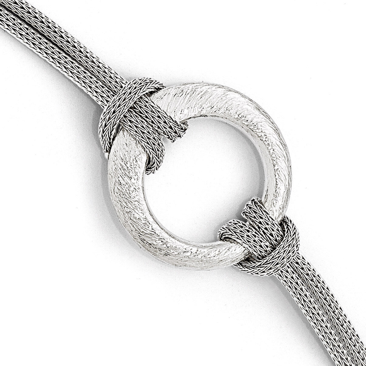 Leslie&#39;s Textured Bracelet 7.5 Inch - Sterling Silver HB-QLF476-7.5, MPN: QLF476-7.5, 886774962580