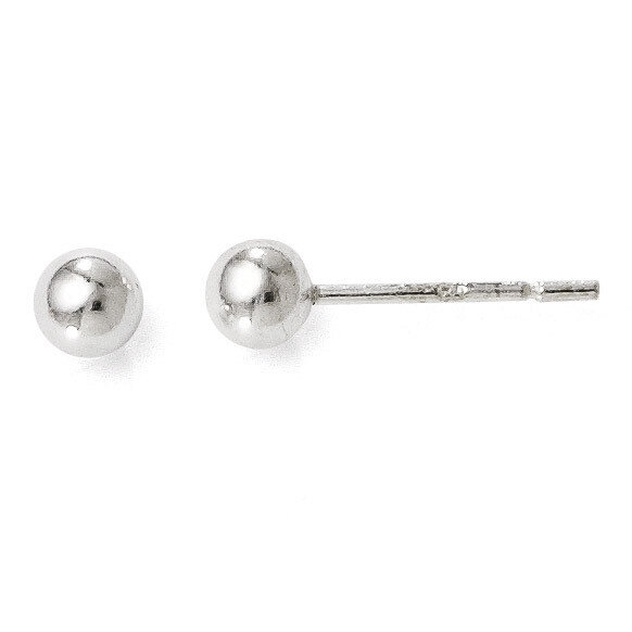 Polished Ball Post Earrings - Sterling Silver HB-VA20