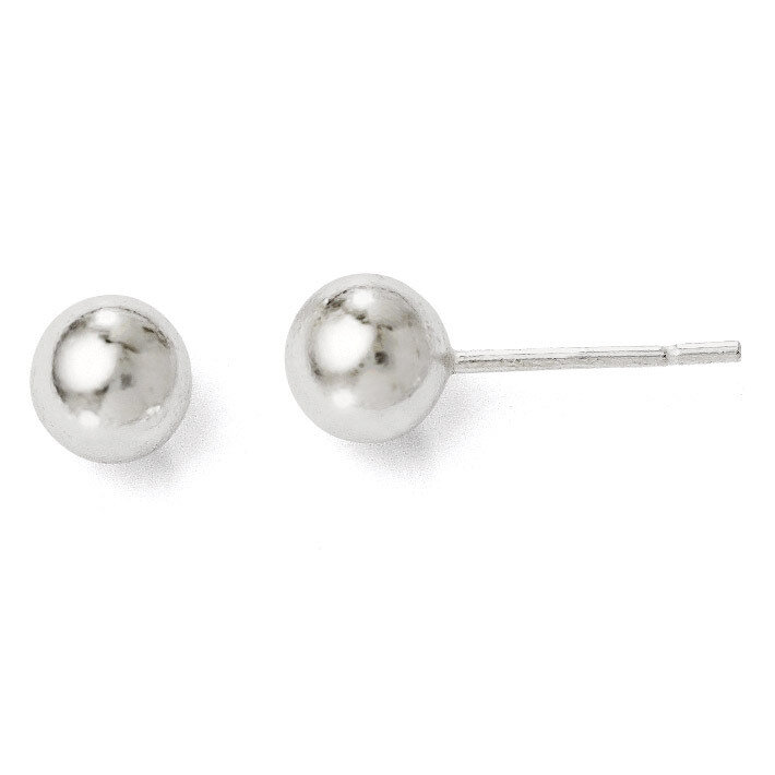 Polished Ball Post Earrings - Sterling Silver HB-VA22