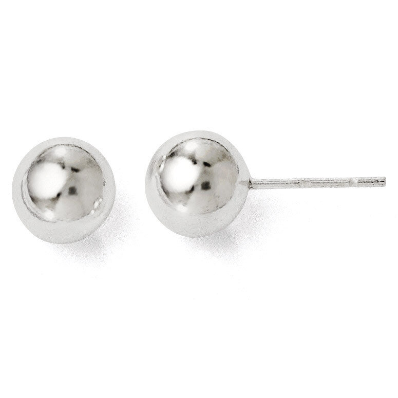 Polished Ball Post Earrings - Sterling Silver HB-VA24