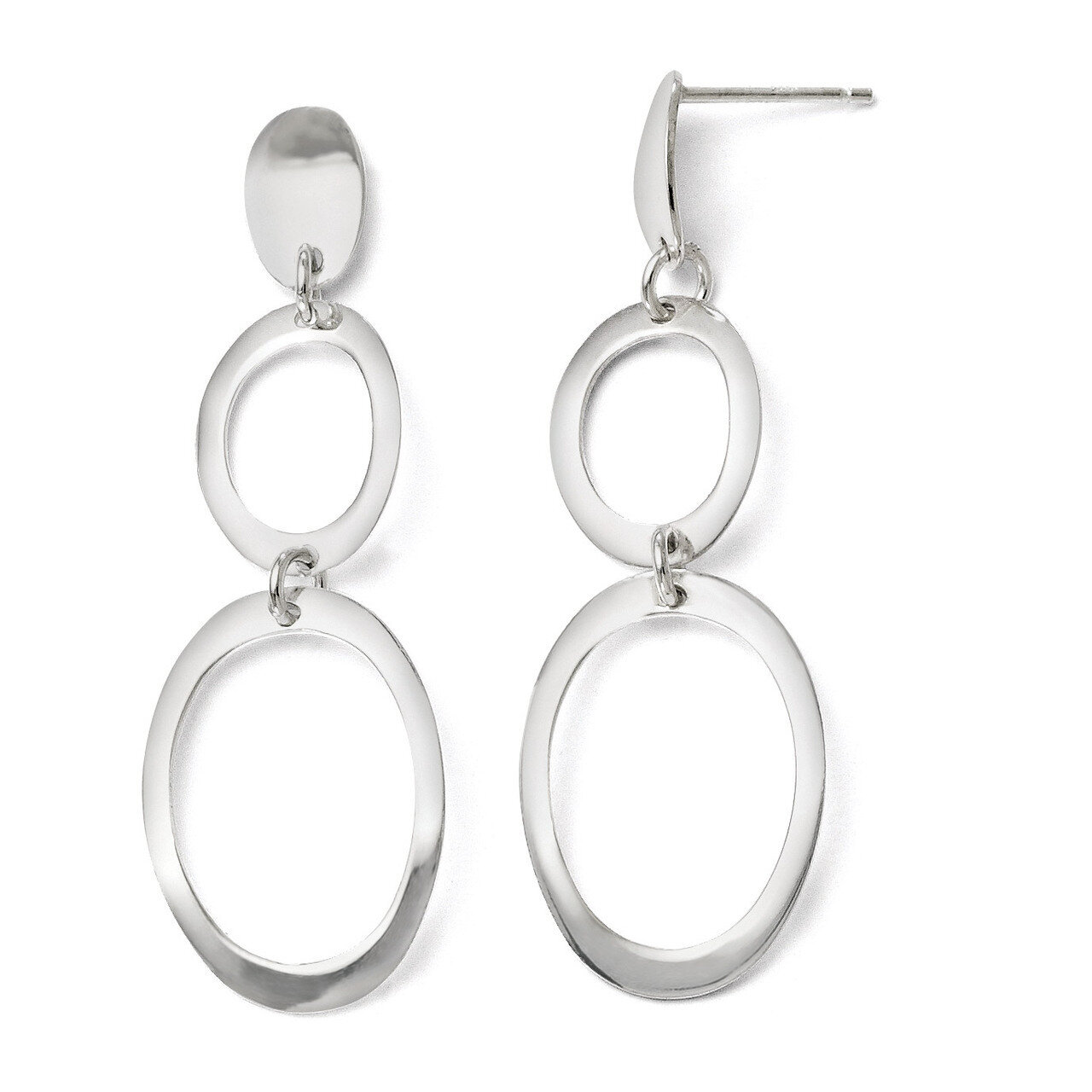 Leslie&#39;s Polished Post Dangle Earrings - Sterling Silver HB-VA32, MPN: VA32, 883957020938