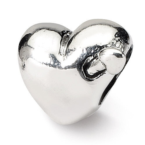 Heart with Arrow Bead - Sterling Silver QRS1004, MPN: QRS1004, 883957727455