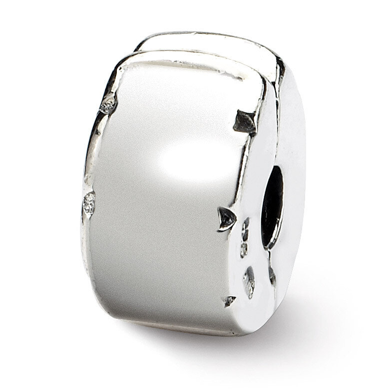 Hinged Clip Bead - Sterling Silver QRS103, MPN: QRS103, 883957719429