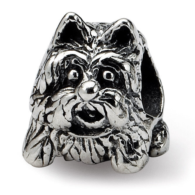 Scottish Terrier Dog Bead - Sterling Silver QRS1182, MPN: QRS1182, 883957276823