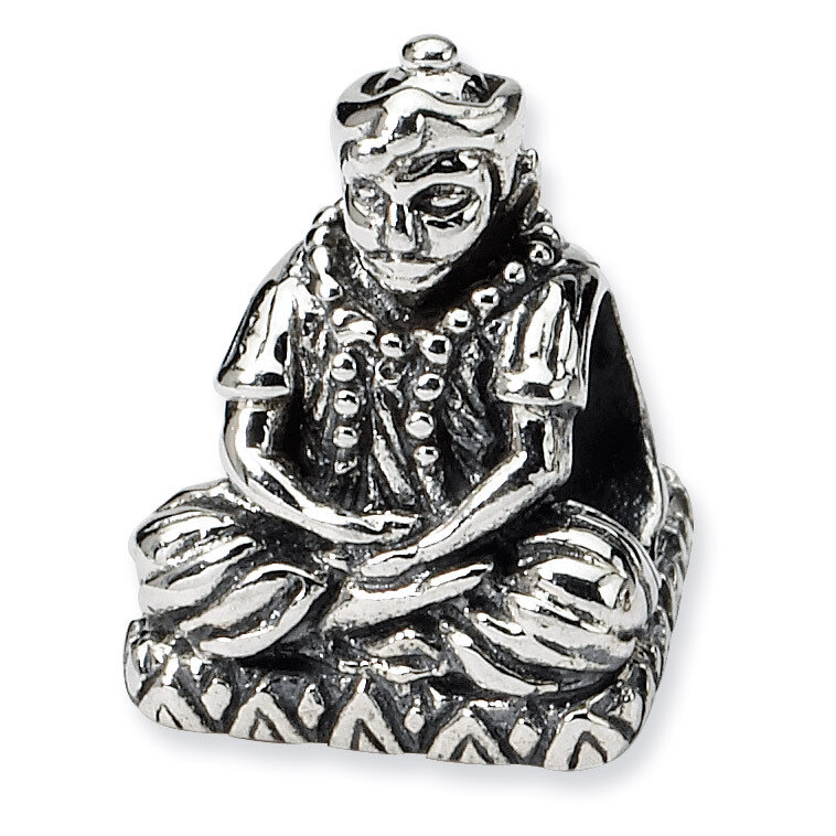 Buddha Bead - Sterling Silver QRS1208, MPN: QRS1208, 883957277073