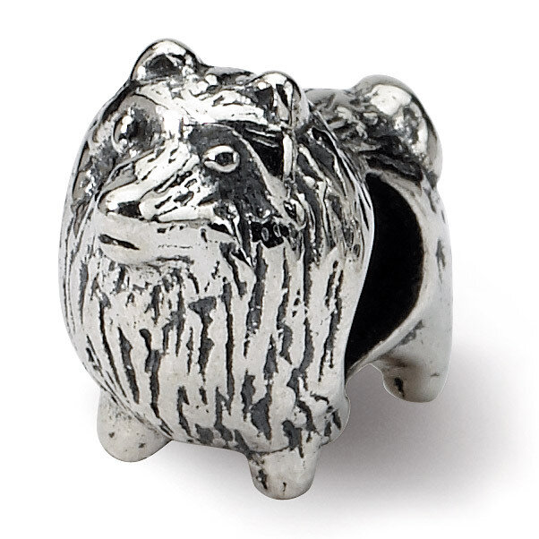 Pomeranian Bead - Sterling Silver QRS1210, MPN: QRS1210, 883957277097