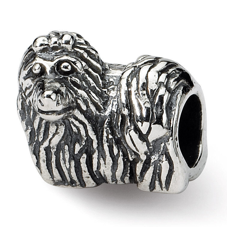 Yorkshire Terrier Bead - Sterling Silver QRS1216, MPN: QRS1216, 883957277158