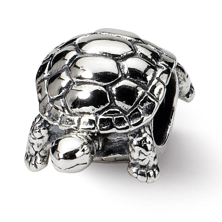 Turtle Bead - Sterling Silver QRS1224