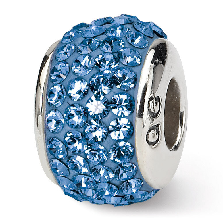 September Full Swarovski Elements Bead - Sterling Silver QRS1252SEPT, MPN: QRS1252SEPT, 883957277622