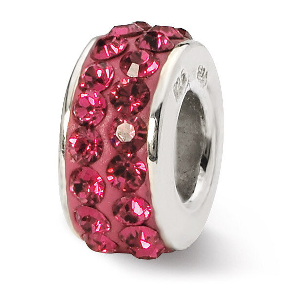 July Double Row Swarovski Elements Bead - Sterling Silver QRS1265JUL, MPN: QRS1265JUL, 883957302225